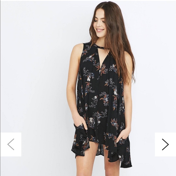 Free People Tree Swing Dress in Black Combo - Picture 7 of 10